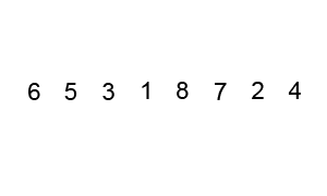 Bubble sort animation